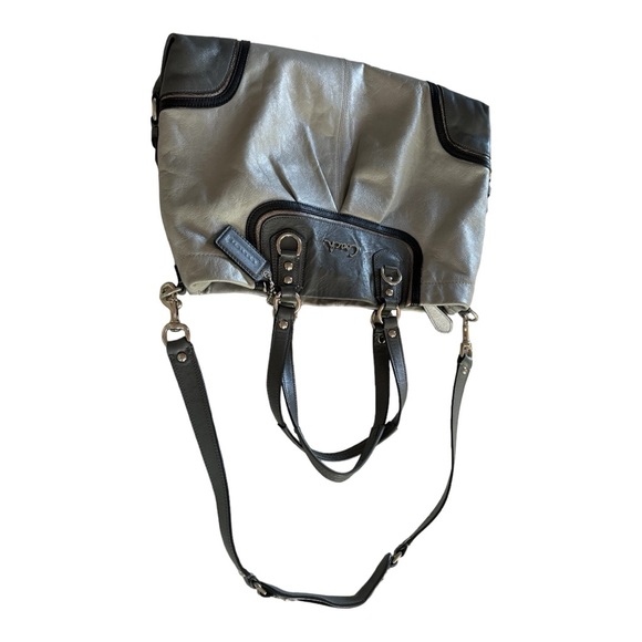 COACH Silver Ashley Handbag Purse. - Picture 4 of 8